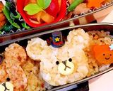 クッキー型抜きで簡単★ジャッキーおにぎり作り方2写真