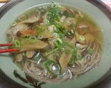ささがきゴボウと鶏肉のケンチンそば作り方13写真