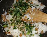 納豆しらす炒飯作り方3写真
