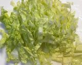 塩らーめんで、白菜＆縮緬山椒でとろみあん作り方1写真