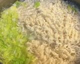 塩らーめんで、白菜＆縮緬山椒でとろみあん作り方4写真