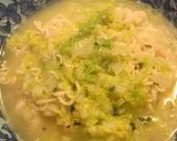 塩らーめんで、白菜＆縮緬山椒でとろみあん作り方8写真