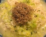 塩らーめんで、白菜＆縮緬山椒でとろみあん作り方9写真