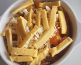 残ったポテトフライとチキンのチーズ焼き作り方6写真