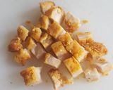 残ったポテトフライとチキンのチーズ焼き作り方2写真