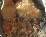 倍陽潤肺。ごぼうの炊き込みご飯作り方6写真