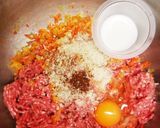 簡単煮込みハンバーグ！作り方1写真