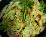 タコと白菜と海苔のペペロンチーノ作り方5写真