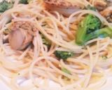 簡短安子の、ベビーホタテ・パスタ♪作り方13写真