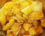 白菜と油揚げの煮物作り方4写真