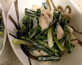 絶品！鶏ささみと細ねぎの梅マヨ和え作り方5写真