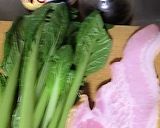 小松菜とベーコンでササっとお弁当のおかず作り方1写真