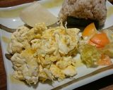 朝ごはんに☆豆腐としらすの卵とじ作り方5写真