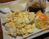 朝ごはんに☆豆腐としらすの卵とじ作り方5写真