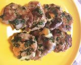 豚こまチーズ大葉まぜまぜ焼き作り方6写真