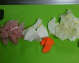 野菜と鶏肉のトロリ麺作り方1写真