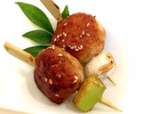 簡単★もちふわ大根入り鶏つくねの照り焼き作り方8写真