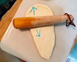 簡単☆フライパンでふんわりナン！作り方5写真