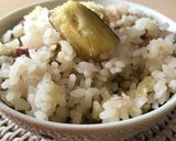 簡単✤混ぜて炊くだけサツマイモご飯♫作り方5写真