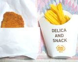 残ったポテトフライとチキンのチーズ焼き作り方1写真