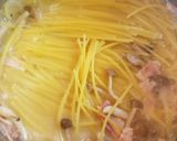 ベーコンのワンポットクリームスープパスタ作り方4写真