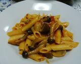 秋の味覚キノコ類で鳥肉のトマト煮作り方9写真