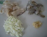 海の幸☆カレークリームパスタ作り方1写真