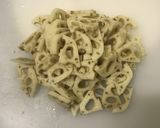 蓮根と人参と豚肉のきんぴら作り方1写真