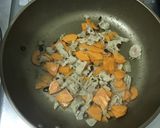 蓮根と人参と豚肉のきんぴら作り方7写真