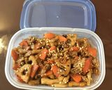 蓮根と人参と豚肉のきんぴら作り方10写真