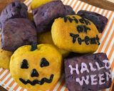ハロウィン✤紫いもと南瓜の2色スコーン作り方9写真