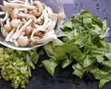 簡単！ほうれん草のお味噌汁☆青紫蘇風味作り方1写真