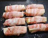 簡単！豆腐の肉巻き酢豚☆青紫蘇風味作り方2写真