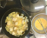 冷凍ササミで親子丼　我が家の丼作り方14写真