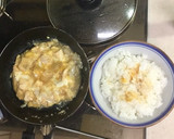 冷凍ササミで親子丼　我が家の丼作り方17写真