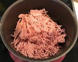 手作り舞茸入りミートソースの、スパゲティ作り方3写真