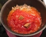 手作り舞茸入りミートソースの、スパゲティ作り方5写真