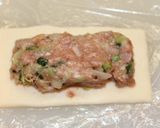 簡単ご馳走パイ♪　餃子パイ　作り方8写真