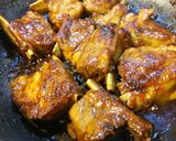 スペアリブにＢＢＱソースっぽいの。作り方8写真