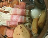 いつもの＊おでん＊に★えのきベーコン★作り方1写真