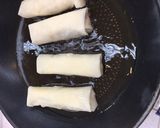 かぼちゃとベーコンの春巻き作り方4写真