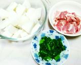 ☆大根と豚肉のピリ辛炒め☆レンジと鍋で！作り方1写真
