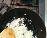 たっぷり大葉と玉ねぎパスタ作り方1写真