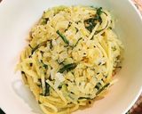 たっぷり大葉と玉ねぎパスタ作り方3写真