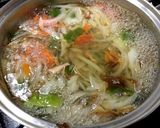 寒い日に。野菜たっぷり玉子とじスープ。作り方3写真