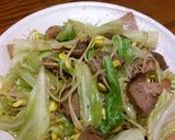 豆もやし＆キャベツにスペアリブ。作り方4写真