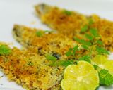 いわしパン粉焼き☆梅しそチーズ作り方6写真