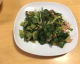 チンゲンサイの間引き菜とベーコンの炒め物作り方4写真