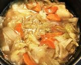簡単☆鶏手羽元と野菜の食べるスープ作り方4写真