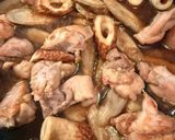 ごぼうと鶏肉と煮物作り方5写真